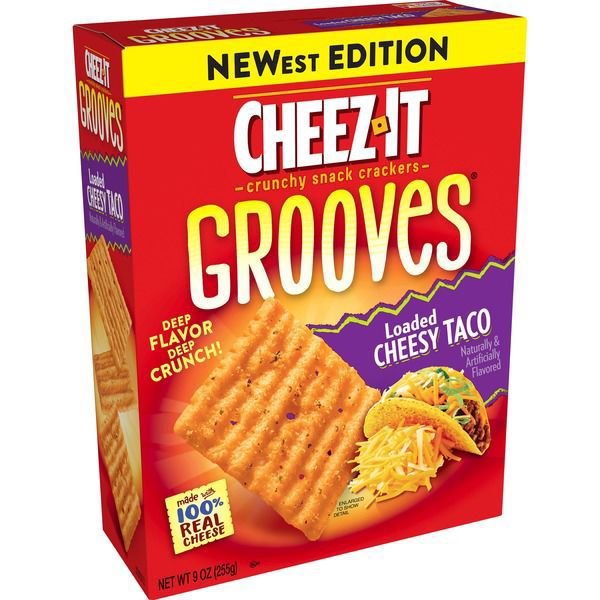 Loaded Cheesy Taco Cheez-Its